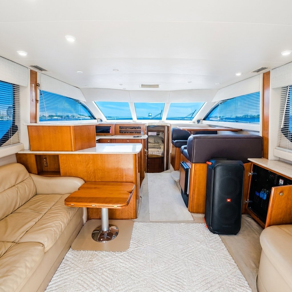 40 ft Meridian Yacht galley